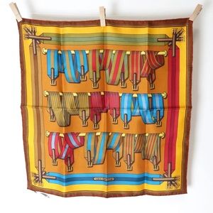 Hermes les dangles by J.Metz Silk Scarf